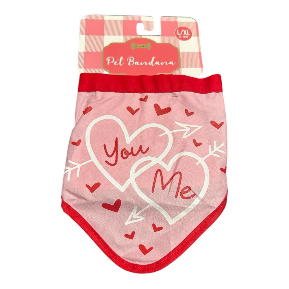 Woof Valentine’s Day, You & Me Pet Bandana